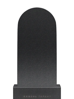 Памятник с округлой верхней гранью